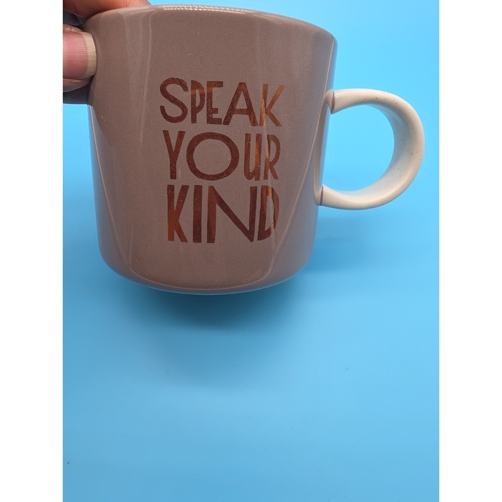 Starbucks "Speak Your Kind" Coffee Cup Mug 12 Oz 2017